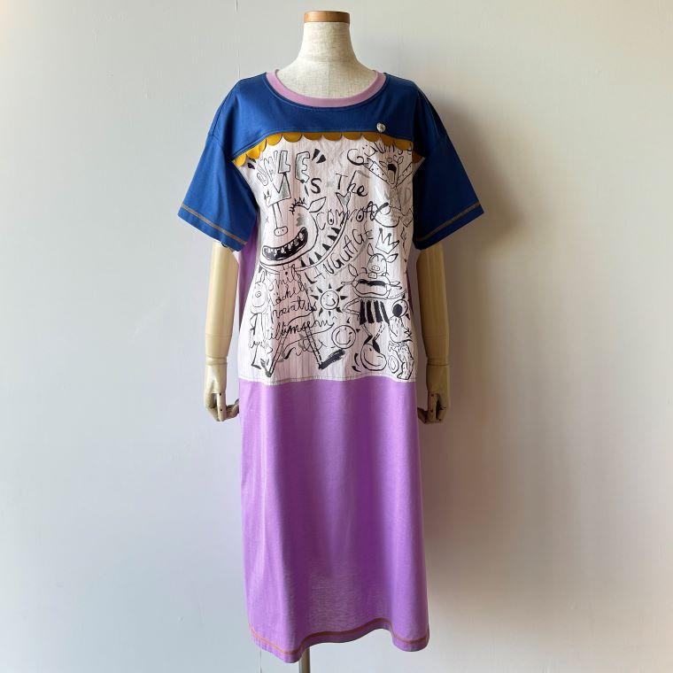 OLLEBOREBLA(アルベロベロ)プリントワンピース OLLEBOREBLA(アルベロベロ)プリントワンピース レディース