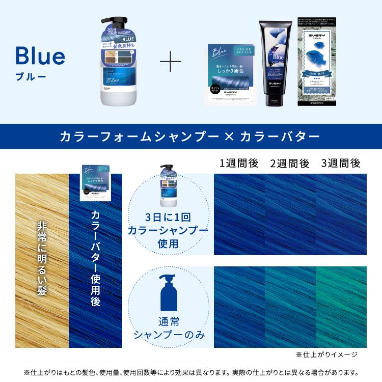 EVERY カラーシャンプー セット商品 カラーバターとカラーフォーム