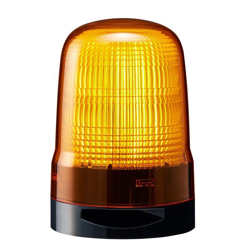 パトライト　PATLITE　表示灯　ブザー付　発光パターン（3種）　Φ100　DC12?24V　SL10-M1KTB-Y　黄色　2点穴式取付