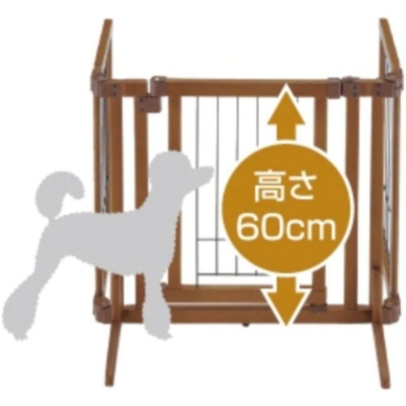 リッチェル ペット用 木製おくだけドア付ゲート S ブラウン S サイズ ペット用品、生き物 犬用品 ゲート、フェンス B1261143718(11232円)
