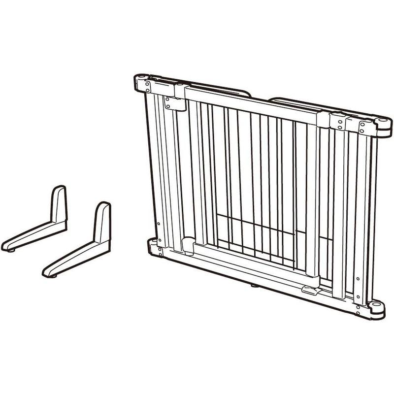 リッチェル ペット用 木製おくだけドア付ゲート S ブラウン S サイズ ペット用品、生き物 犬用品 ゲート、フェンス B1261143718(11232円)