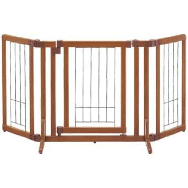 リッチェル ペット用 木製おくだけドア付ゲート S ブラウン S サイズ ペット用品、生き物 犬用品 ゲート、フェンス B1261143718(11232円)