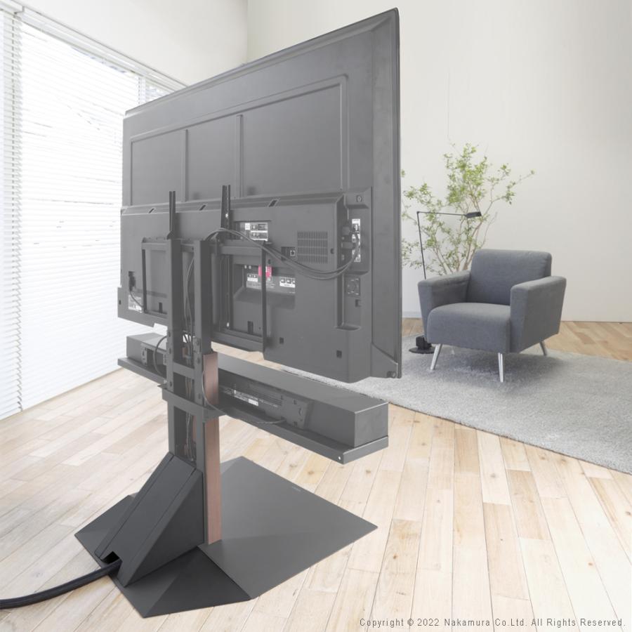 WALLインテリアテレビスタンドV3ハイタイプ専用 コーナー兼用自立  