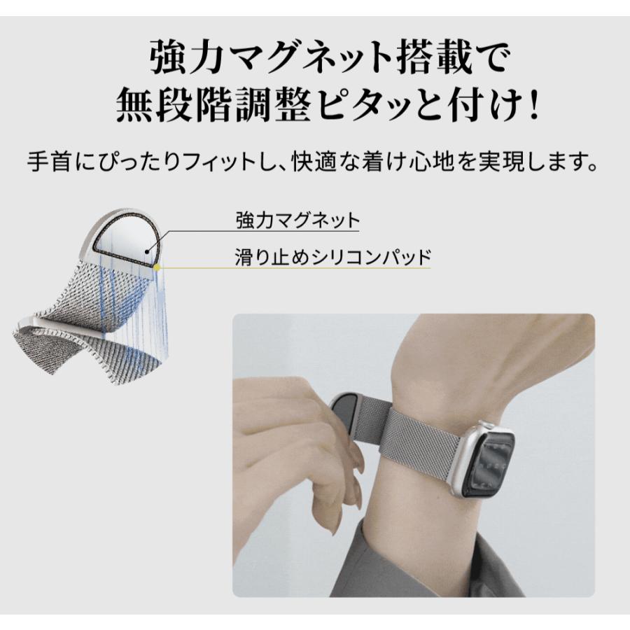 アップルウォッチ バンド Apple Watch Series11 10 9 ultra1 2 8 7 6 5 4 SE ステンレス ベルト カジュアル ビジネス デート 49 46 45 44 42 41 40 38 mm | Apple Watch | 24