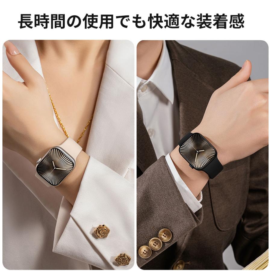 Apple Watch アップルウォッチ バンド Watch10 シリコン ベルト ばんど  