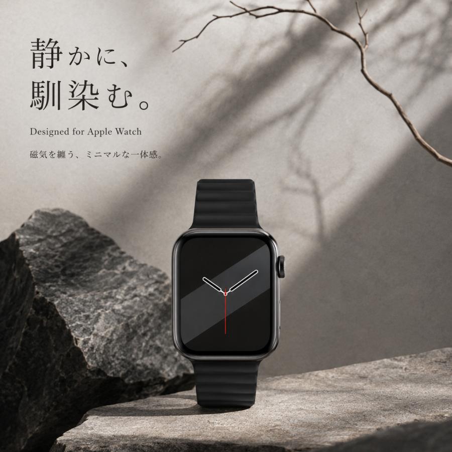 Apple Watch バンド アップルウォッチ マグネット ベルト シリコン 11