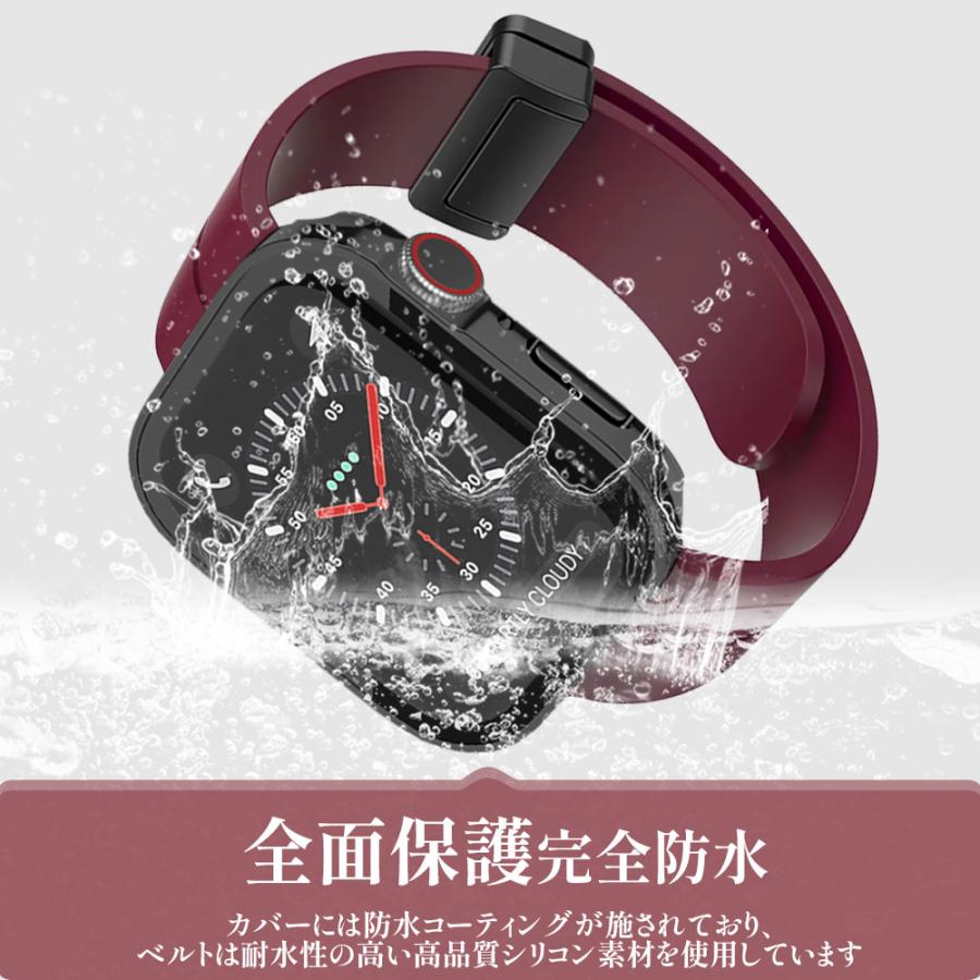 【お値打ちセット】アップルウォッチ 保護カバー＋バンド＋充電器セット Apple Watch アップルウォッチ カバー バンド セット 防水 ケース