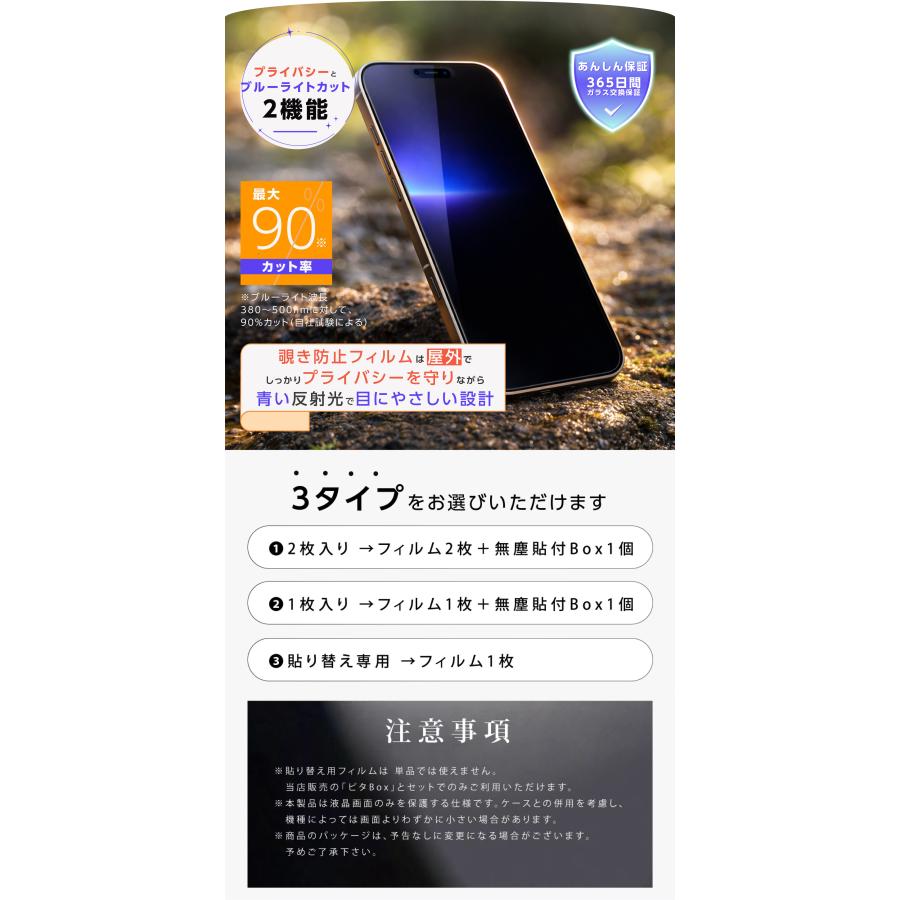 iPhone ガラスフィルム iPhone17 Pro 17e 16 16e iPhone Air 16 Pro iPhone15 フィルム ブルーライトカット 覗き見防止 iPhone14 13 iPhone SE2 SE3 SE 3世代 | iPhone | 18