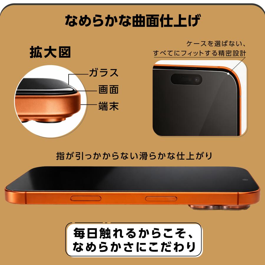 iPhone17 ガラスフィルム 360°覗き見防止 ブルーライトカット iPhone 17e 16 16e 15 14 13 Pro Max 保護フィルム iPhone SE3 Pro フィルム 除き見防止 | iPhone | 14
