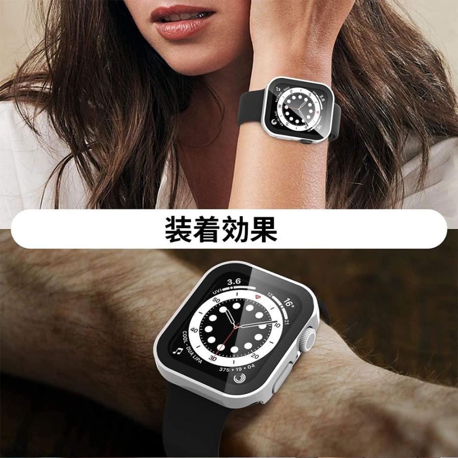 アップルウォッチ カバー 防水 applewatchカバー ケース46mm 45mm 44mm 42mm 40mm 41mm シリーズ10 9 se 8 7 6 5 4 強化ガラス ポイント利用 | Apple Watch | 37