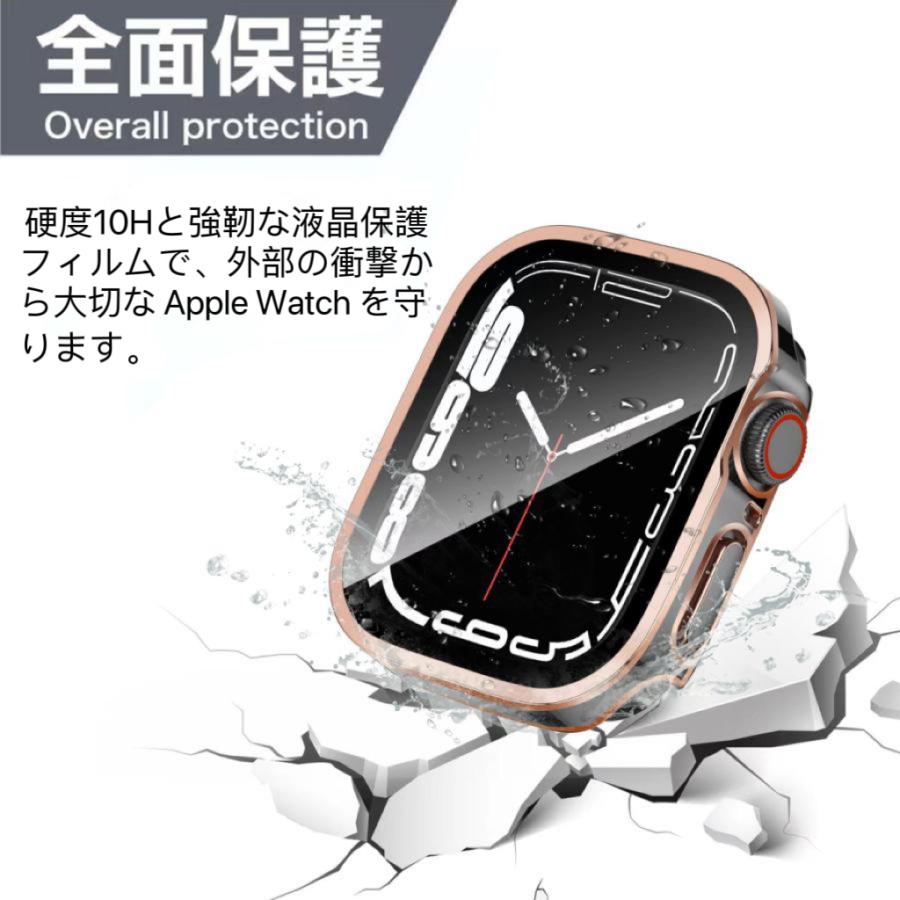 アップルウォッチ カバー バンド セット 防水 ケース ステンレス Series9 8 7 6 5 4 se Apple Watch ultra 49mm 45mm 44mm 42mm 41mm 40mm 38mm｜annasui｜26