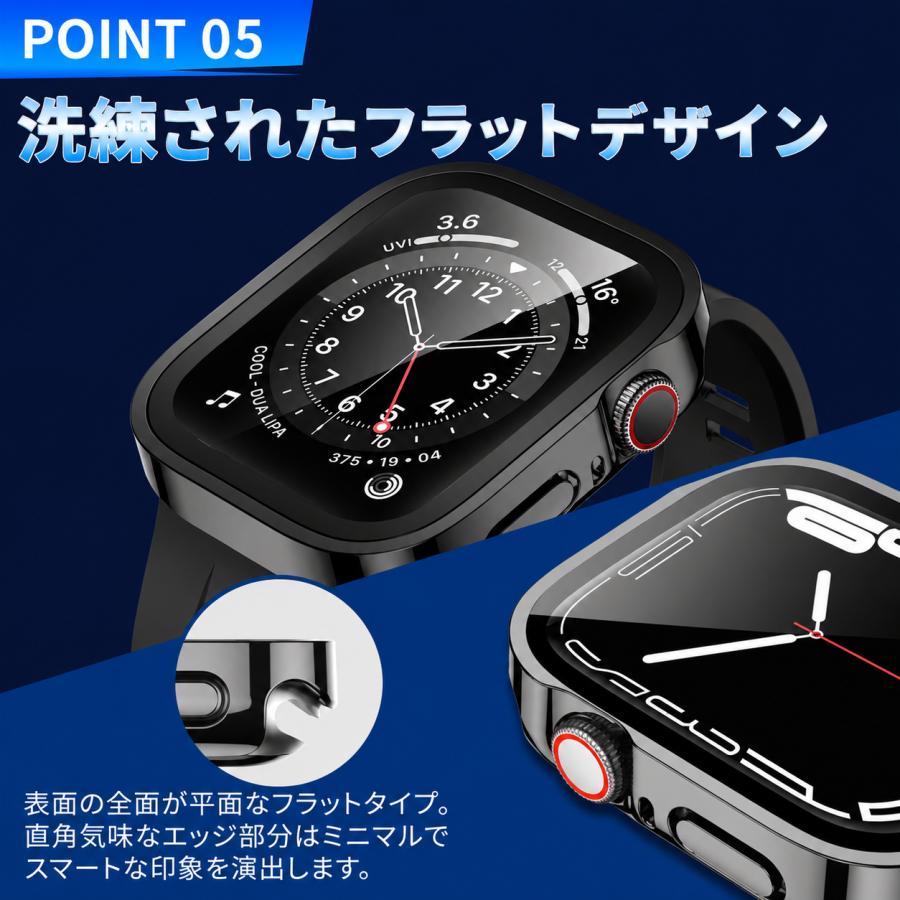 アップルウォッチ カバー applewatch11 カバー ケース 防水 46mm 45mm 44mm 42mm 40mm 41mm シリーズ11 10 9 se 8 7 6 5 4 10H強化ガラス おしゃれ 女性 傷防止 | Apple Watch | 12