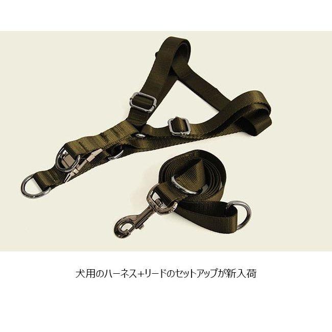 リード ハーネス 大型犬 ハーネスリード 中型犬 牽引ロープ 小型犬 ミリタリー風 メタルバックル 編みベルト ドッグウェア 犬服 牽引縄 送料無料 安藤商事 通販 Yahoo ショッピング