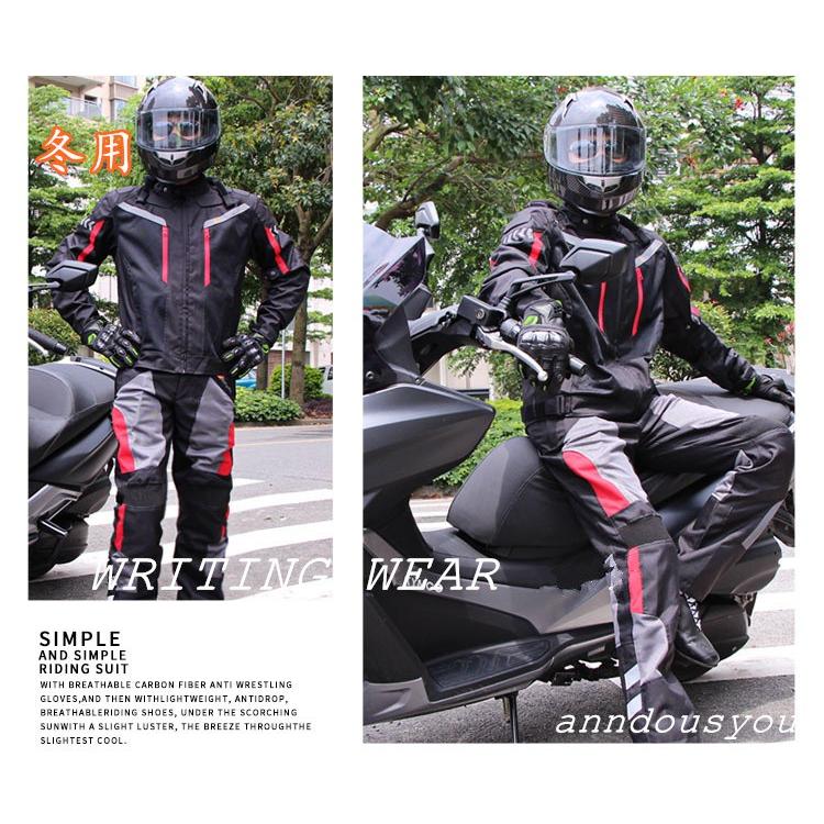 Riding Tribeバイクジャケット バイクスーツ オックスフォード生地 冬