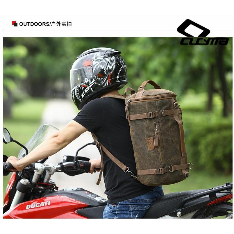 Cucyma バイク用 シートバッグ リュックサック ショルダーバッグ 手持ち バイクカバン 帆布 撥水防水 ライダーズかばん Cxm Cb 1905 安藤商事 通販 Yahoo ショッピング