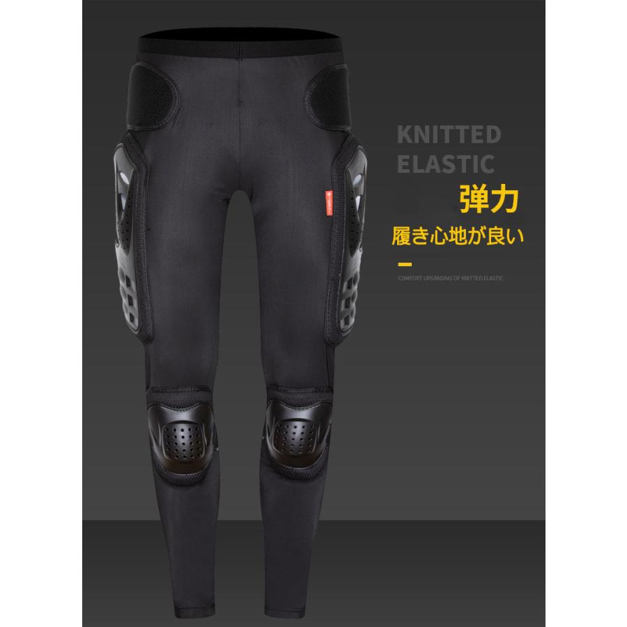 GHOST RACING バイクインナープロテクターパンツ 夏用バイクパンツ
