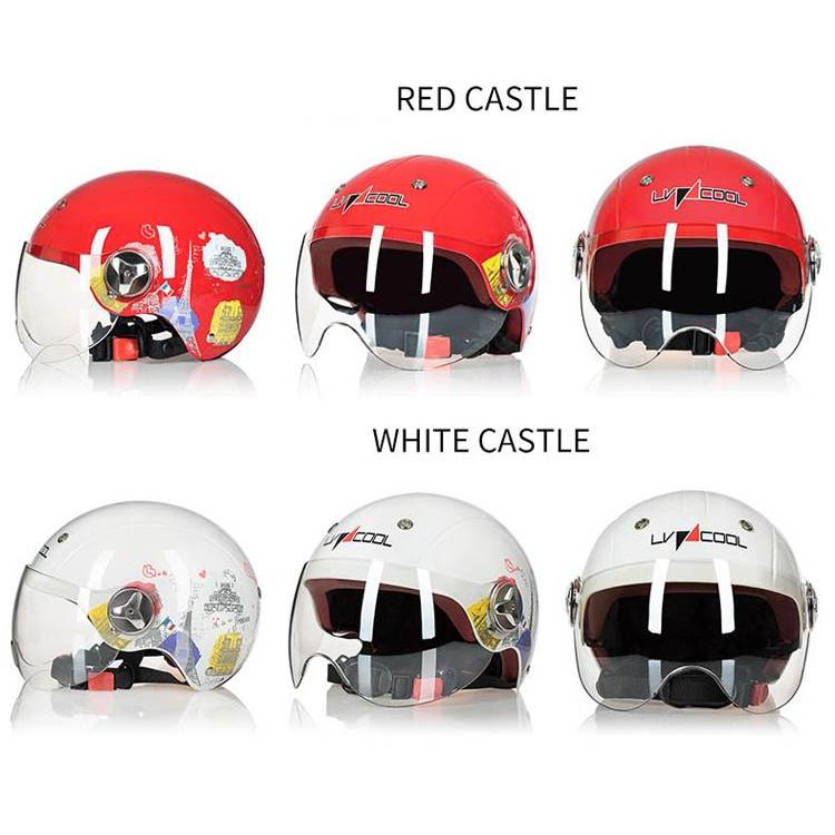 Lvcool バイクハーフヘルメット ２色 ライティング 男女オートバイ ヘルメットハレー 原付 電動アシスト自転車 レディース メンズ Lvc 001 4 安藤商事 通販 Yahoo ショッピング