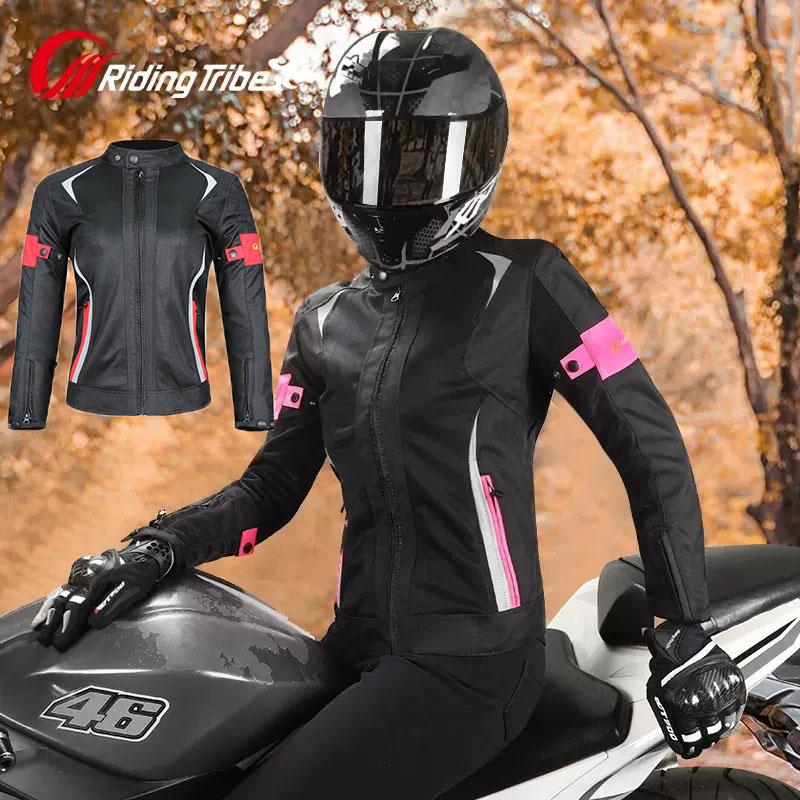 バイクジャケット メッシュ 夏用 レディース ライダースジャケット 通気 安全 プロテクター装備 女 バイクバイクウエア 送料無料 : rtjk-52  : 安藤商事 - 通販 - Yahoo!ショッピング