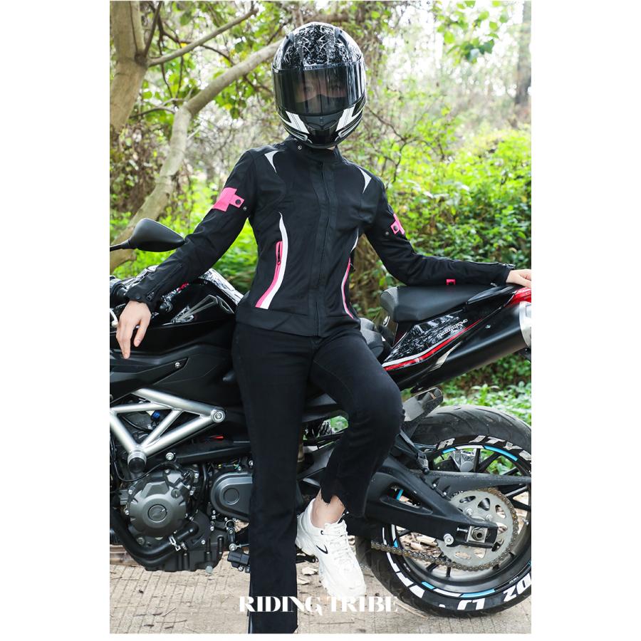 バイクジャケットセット 夏用 レディース RidingTribe バイクパンツ