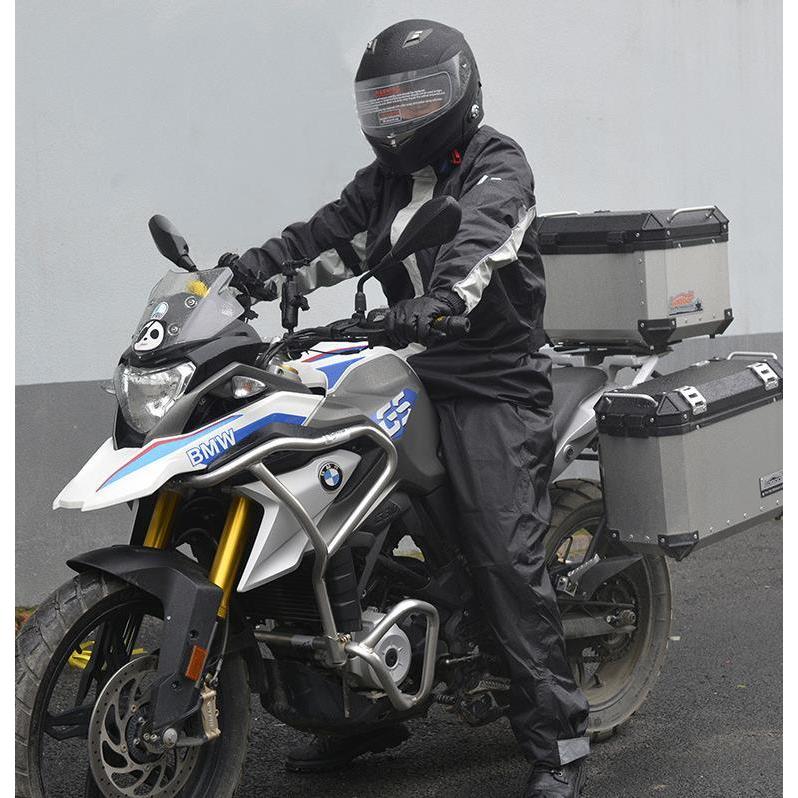 WUPP レインウェア 2点セット バイク用レインスーツ 雨合羽上下 