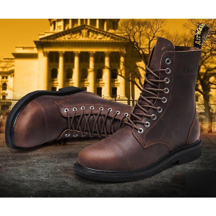 輝く高品質な レースアップ ショットブーツ レザー シューズ 革靴 カジュアル チャッカブーツ シンプル デミブーツ 男 レースアップ レザーブーツ オシャレ メンズ 最終値下げ Www Skylanceronline Com