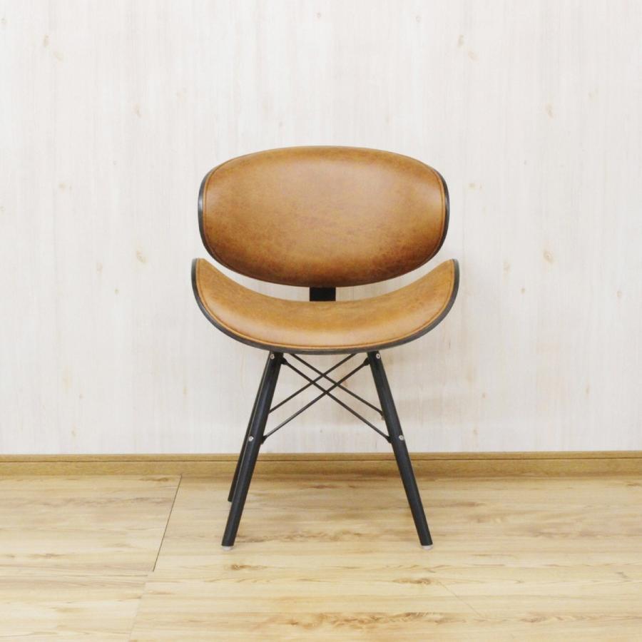 ダイニングチェア ファブリックレザー 座面高47cm ひっかきキズ