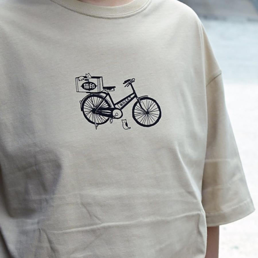 猫印 微力マッサージ Tシャツ ビッグシルエット 星羊社 半袖