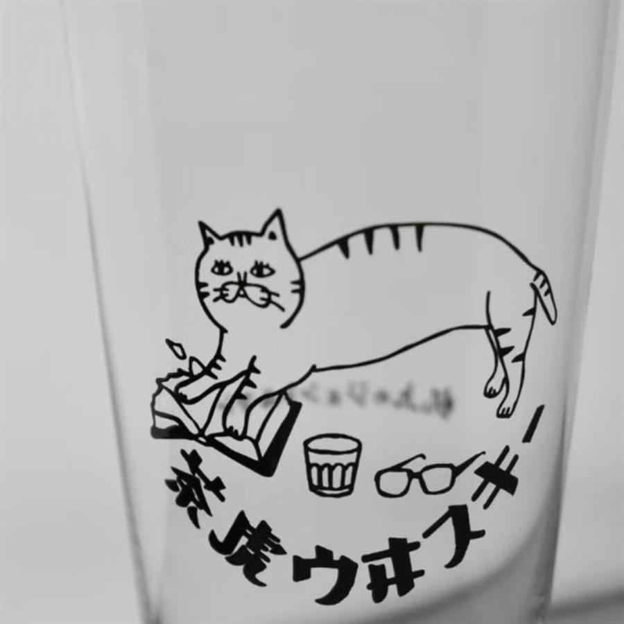 茶虎ウヰスキー うすくちハイボールグラス 360ml 星羊社 個箱入り 日本
