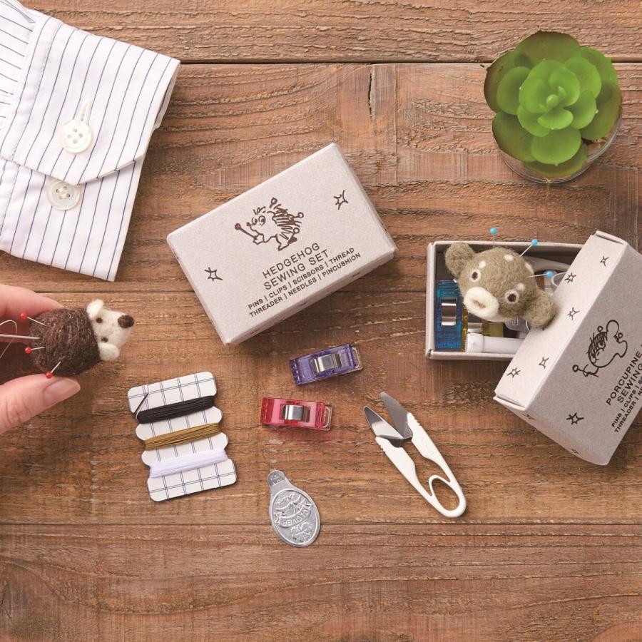 クロバー（Clover） ソーイングセット はりねずみ ハリセンボン 羊毛