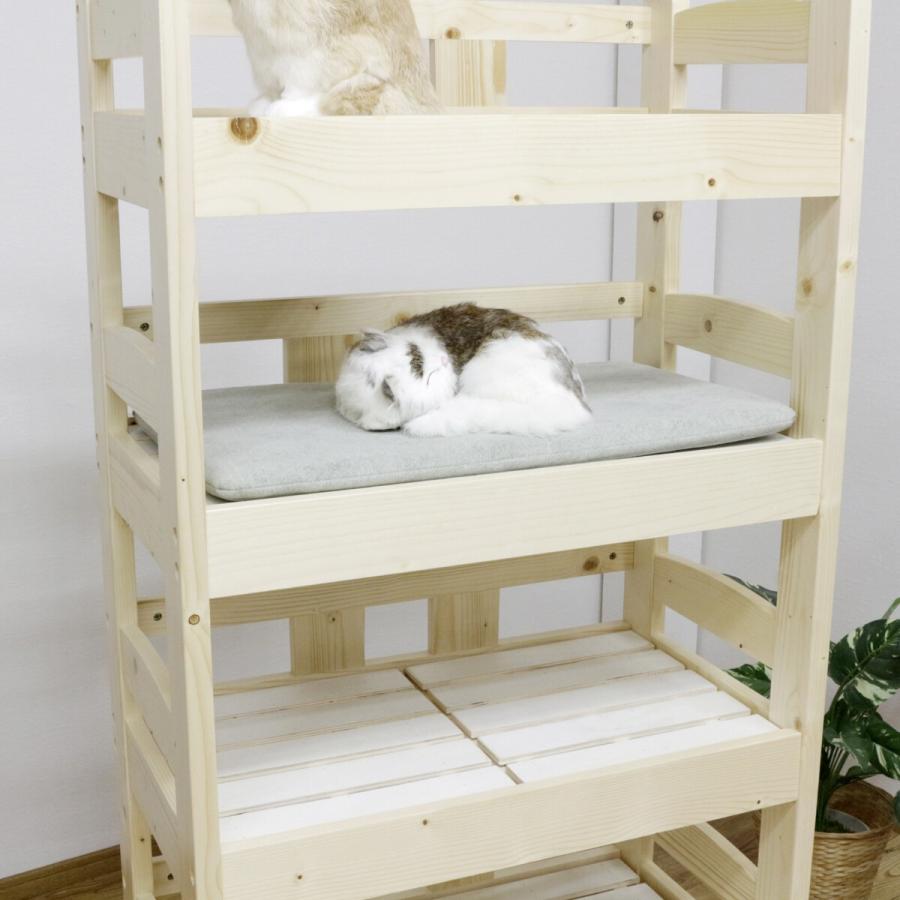 ペットベッド 5段 キャットタワー ねこ家具 北欧 パイン材 木製 ペットベッド 5段 キャットタワー ねこ家具 北欧 パイン材 木製