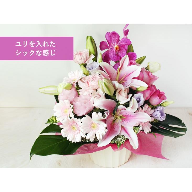 フラワーアレンジ 花束 おまかせフラワー 5000円コース　翌日配達　バラ  ギフト 誕生日 薔薇 送料無料 お祝い 贈り物 クリスマス プレゼント お歳暮｜anne｜04