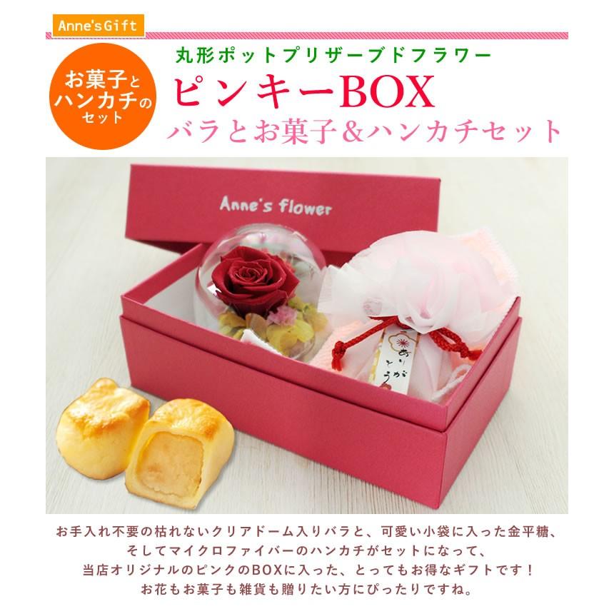 ピンキー Box プリザーブドフラワー アップル ガラス ドーム セット ボックス アレンジ お菓子 スイーツ 敬老の日 送料無料 Df Set02 アンのお花屋さんyahoo 店 通販 Yahoo ショッピング