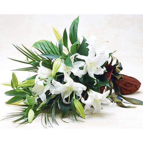 豪華なカサブランカの花束誕生日の花 翌日配達 ゆり ギフト プレゼント 歓送迎 送別 退職 贈り物 敬老の日 H 0067 アンのお花屋さんyahoo 店 通販 Yahoo ショッピング