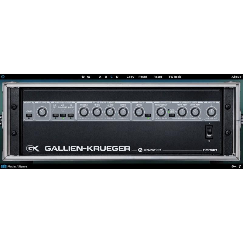 Plugin Alliance Gallien-Krueger 800RB(オンライン納品)(2時間以内に 