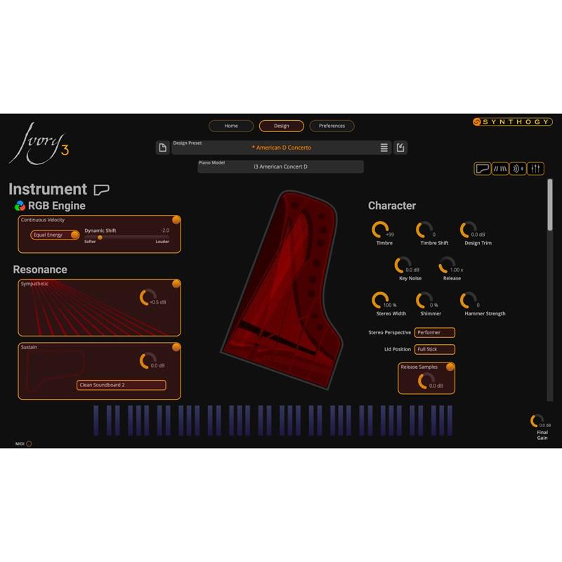 SYNTHOGY Ivory 3 American Concert D (オンライン納品)(2時間以内に
