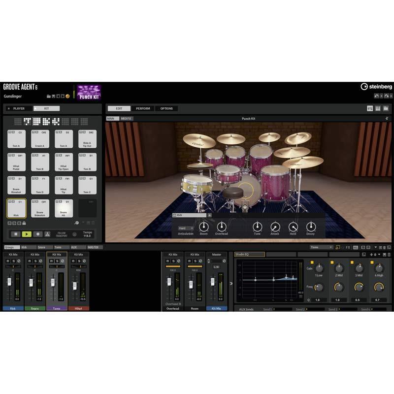 Steinberg Groove Agent 6 Education (アカデミック版)(グルーヴエージェント)(ドラム音源)(オンライン納品)(2時間以内に納品)_1