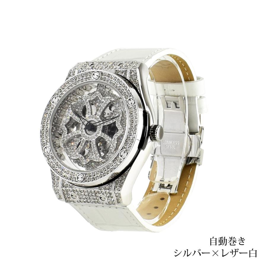 オクタゴン自動巻き シルバー レザーベルト 1152 : アンコキーヌYahoo 