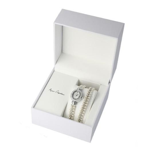 AnneCoquine 腕時計 時計 アンコキーヌ レディース パール 2連  