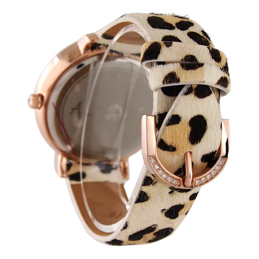 アンコキーヌ AnneCoquine ミニクロスシルバーヒョウ柄ベージュ AnneCoquine（アンコキーヌ） 腕時計 時計 メンズ レディース クロス