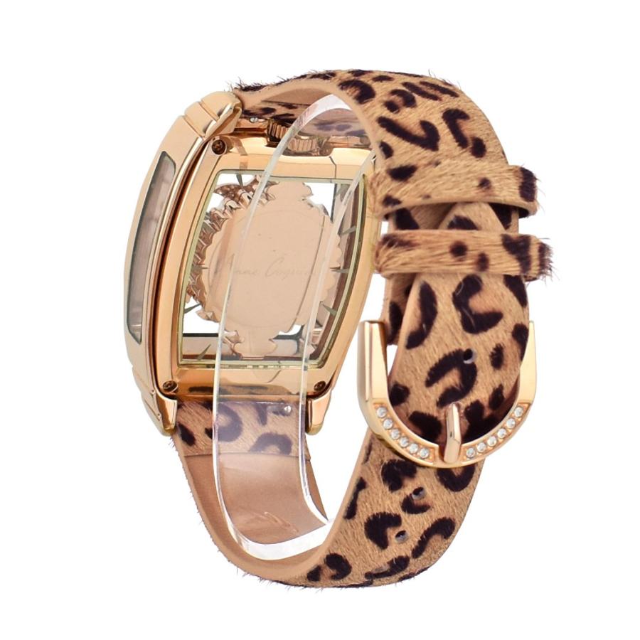 SIK13　アンコキーヌ　腕時計　動作品　スクエアスケルトンクロス　赤 AnneCoquine（アンコキーヌ） 腕時計 時計 メンズ レディース