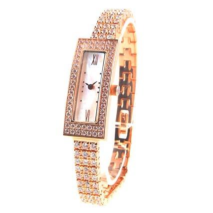 腕時計 時計 アンコキーヌ AnneCoquine レディース ALLスワロスクエアーシェル ゴールド 1222-1515 ブランド 高級 スワロフスキー プレゼント ギフト ラッピング