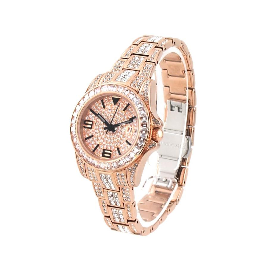 AnneCoquine（アンコキーヌ） 腕時計 ミニALLスワロ ゴールド 1246