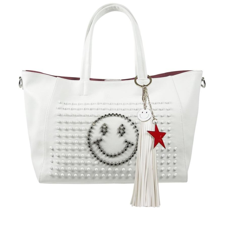 新品 Anne Coquine キーチャーム付きカーフレザートートバッグ/M Anne Coquine キーチャーム付きカーフレザートートバッグ/M