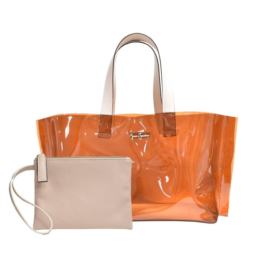 クリアバッグ アンコキーヌ Anne Coquine レディース ポーチ 付き クリアバッグ 2387 Qvc 藤島彩子 Tvショッピング 2387 アンコキーヌyahoo 店 通販 Yahoo ショッピング