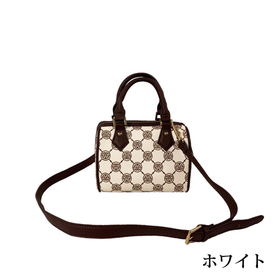 AnneCoquine モノグラムプリント ミニボストンバッグ 2435 AnneCoquine モノグラムプリント ミニボストンバッグ 2435