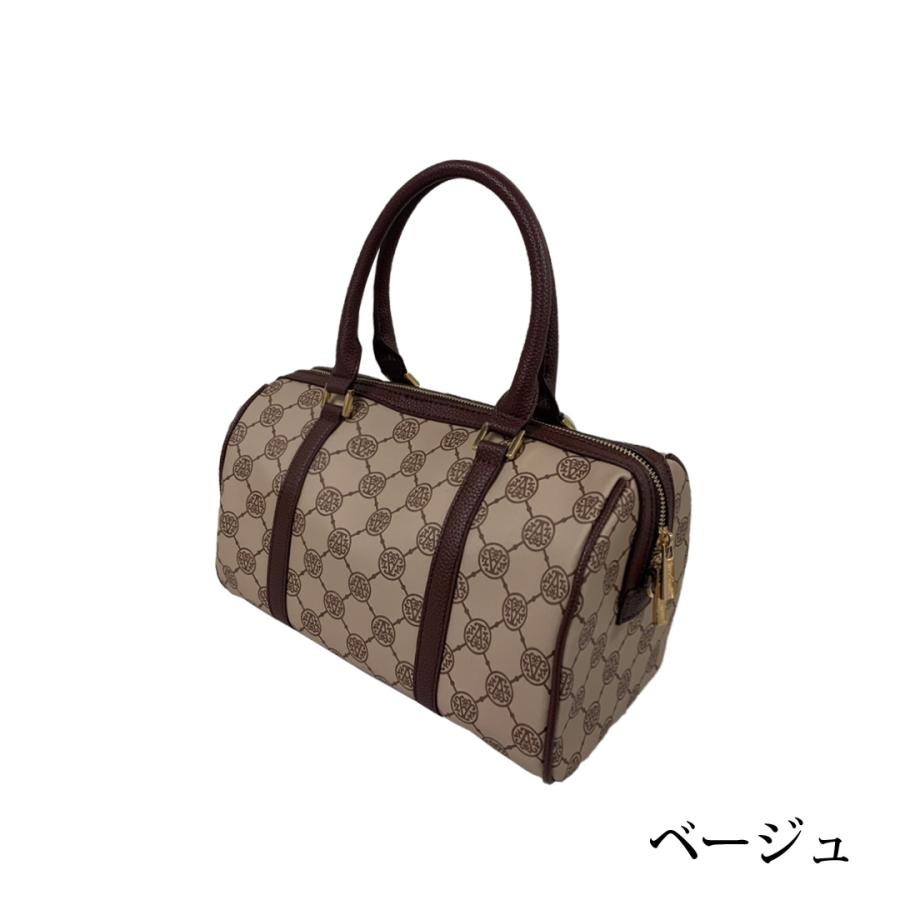 AnneCoquine（アンコキーヌ） モノグラムプリントボストンバッグ 2436 