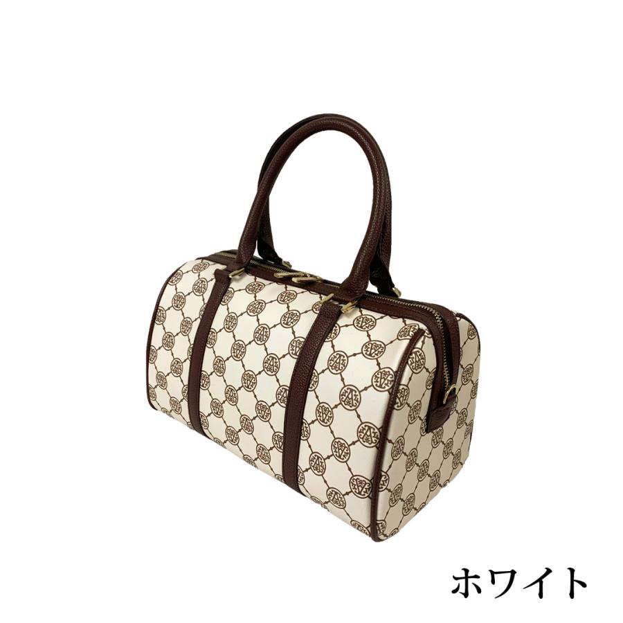 AnneCoquine（アンコキーヌ） モノグラムプリントボストンバッグ 2436 