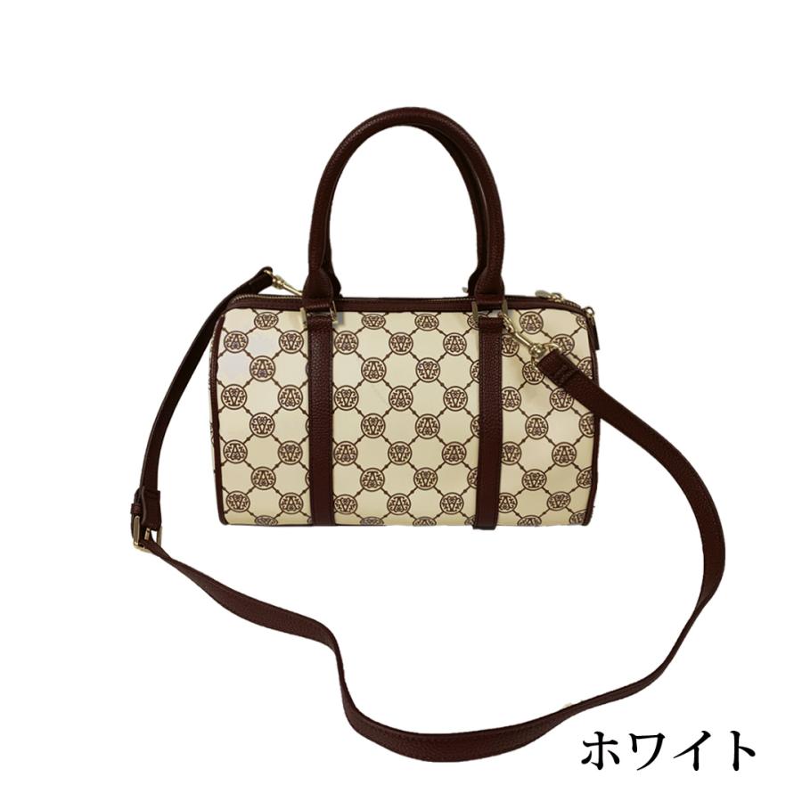 AnneCoquine（アンコキーヌ） モノグラムプリントボストンバッグ 2436 