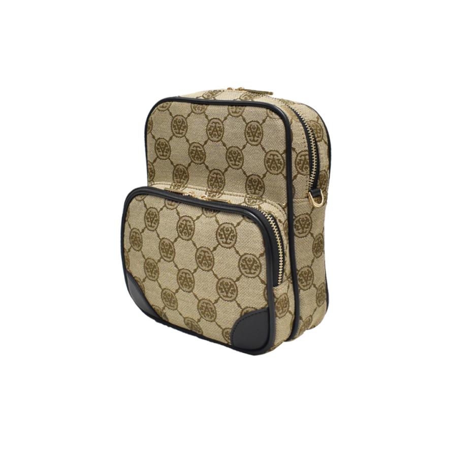 新品未使用‼️アンコキーヌモノグラムジャガードストール AnneCoquine（アンコキーヌ） モノグラムジャガードバイカラー
