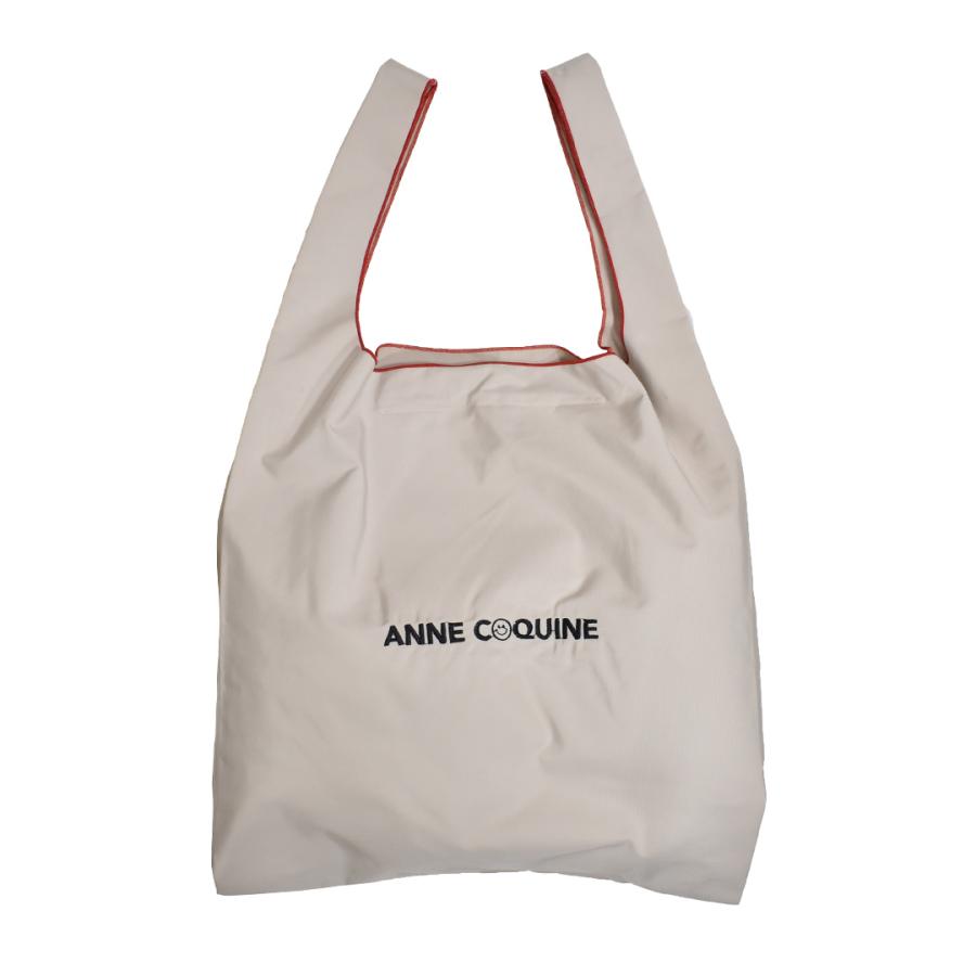 AnneCoquine アンコキーヌ Anne Coquine ミイ柄エコバッグ Dカン AnneCoquine アンコキーヌ Anne Coquine ミイ柄エコバッグ Dカン